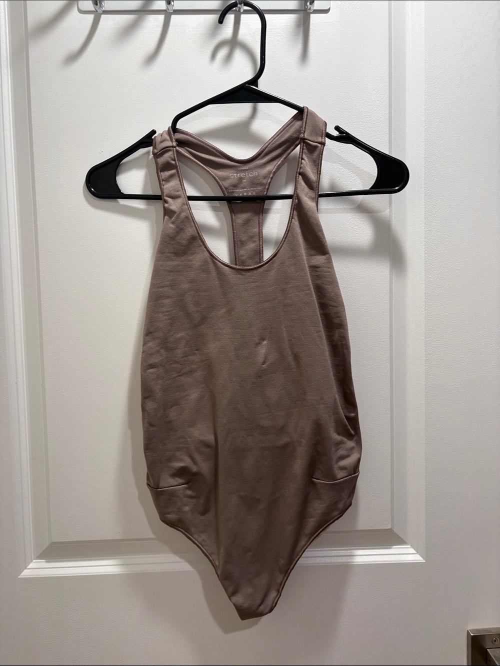 Seamless Taupe Tank Bodysuit - Unbranded